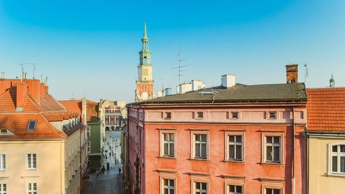 Проєкт розташований в одному зі скверів Познані Проєкт розташований в одному зі скверів Познані