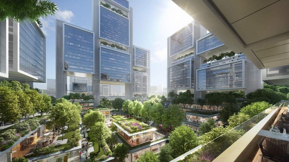 Зелена ода сучасності на транспортному вузлі / Фото New Atlas Зелена ода сучасності на транспортному вузлі / Фото New Atlas