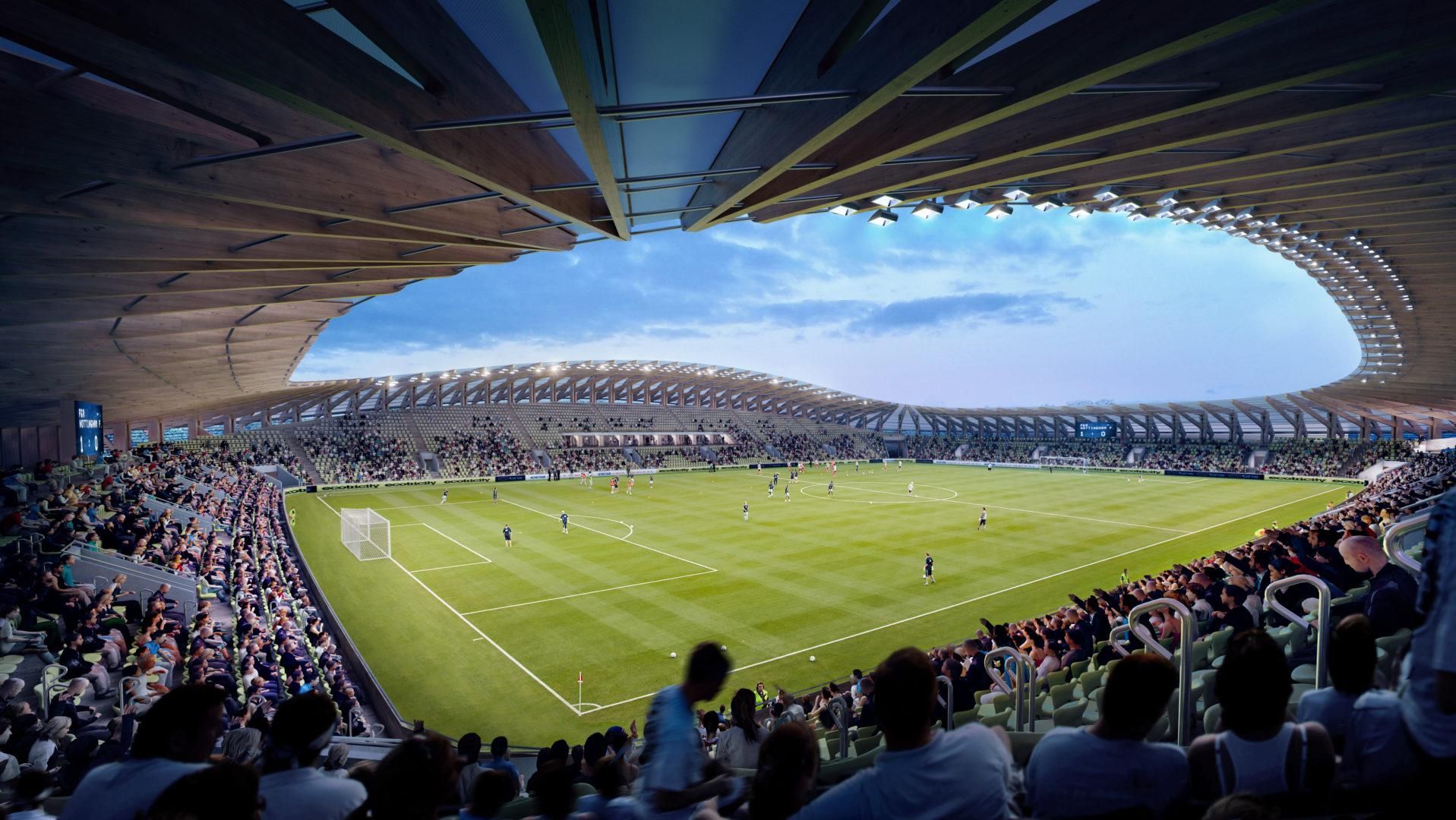В Британии построят первый в мире деревянный стадион