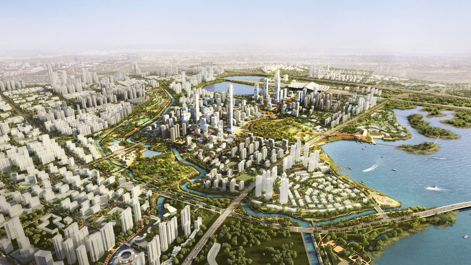 Життя після пандемії: в Ухані побудують великий бізнес-квартал – візуалізація проєкту Життя після пандемії: в Ухані побудують великий бізнес-квартал – візуалізація проєкту