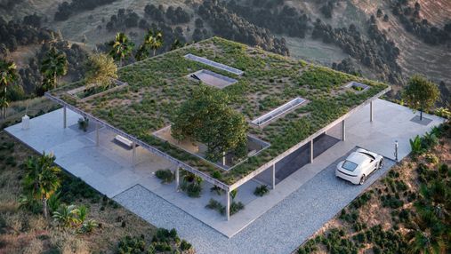 Рослини на даху: приклад модерністської архітектури на Голлівудських пагорбах – фото
