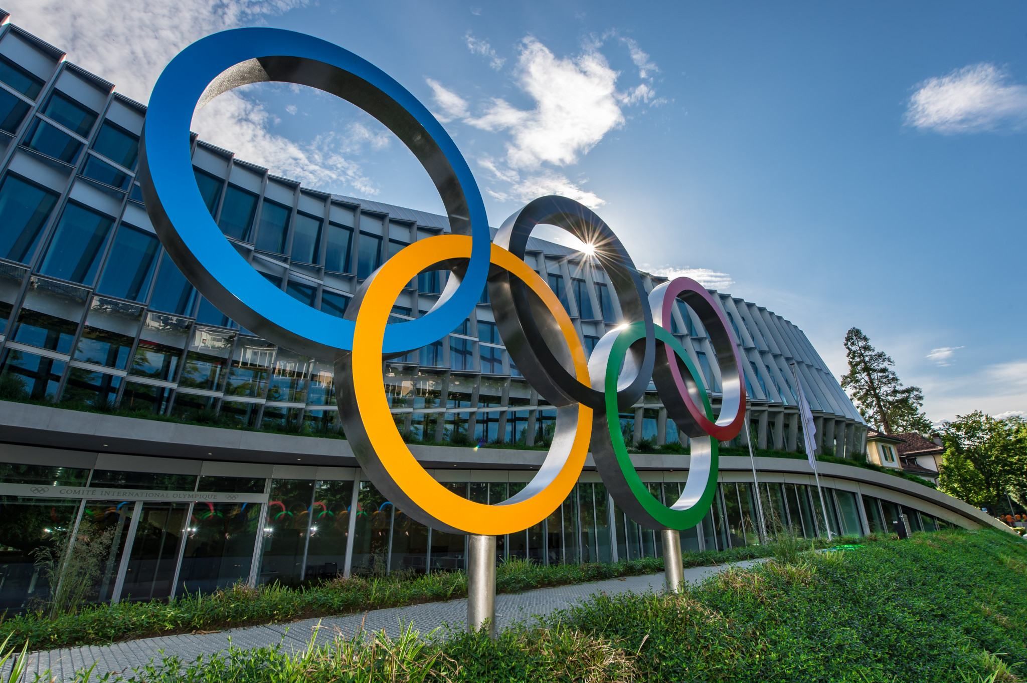 Будівля олімпійського комітету, в Лозанні, Швейцарія – фото