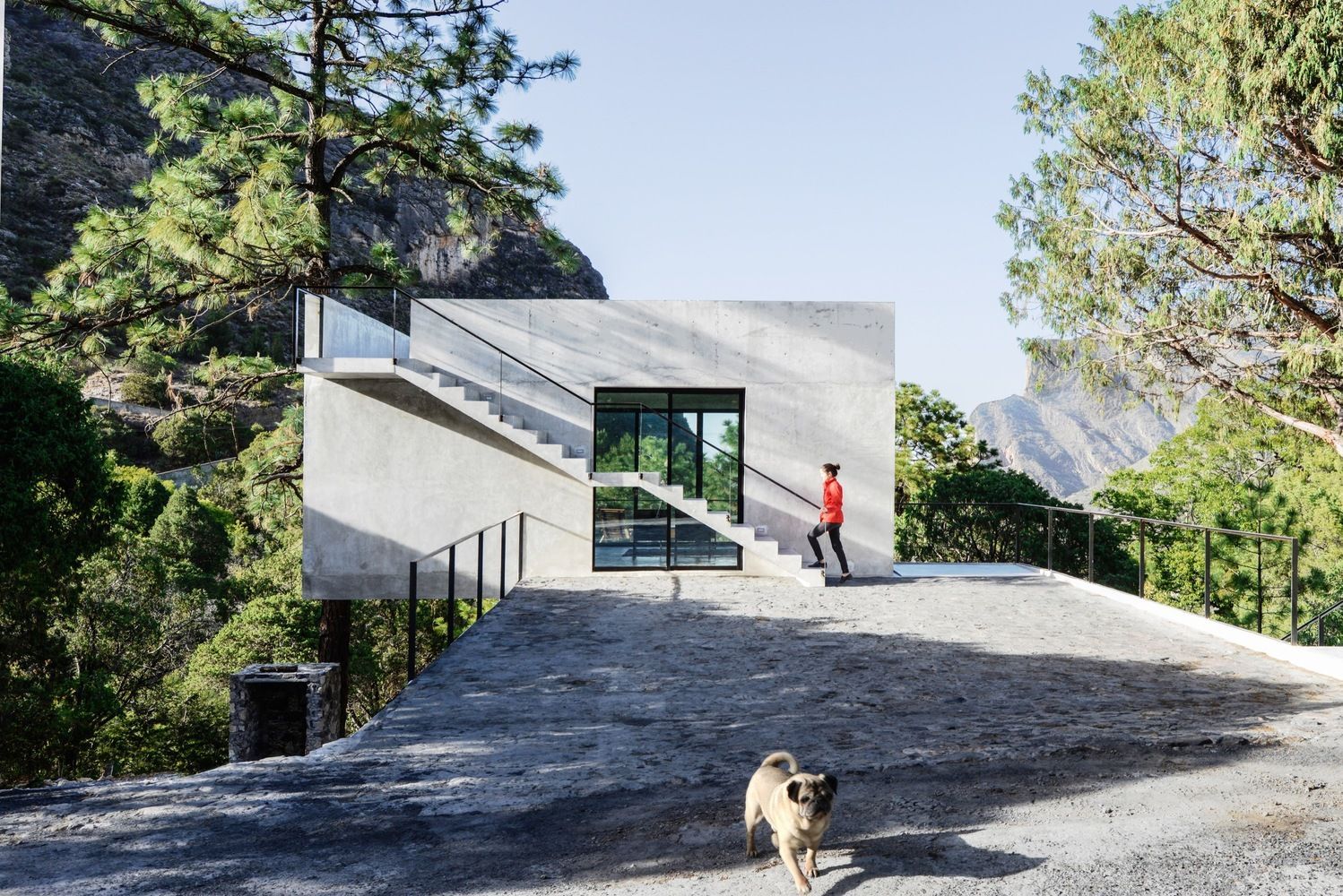 Посеред царства гір: чарівні фото бетонного заміського будинку з Мексики 