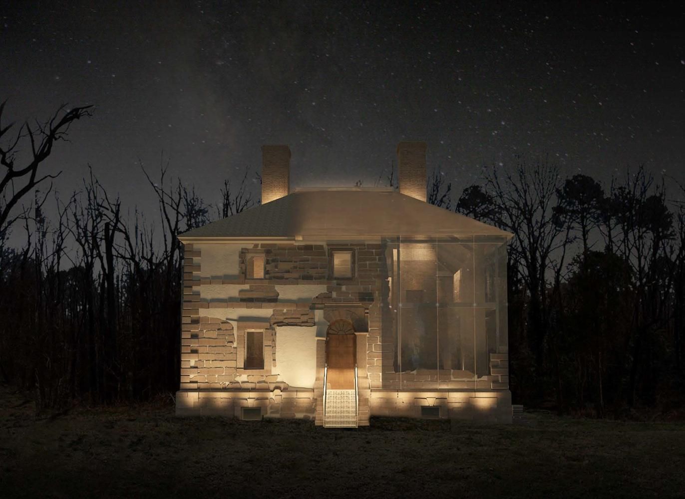 Дом-трансформер: архитекторы из США с помощью стекла защитят исторический дом –  фото