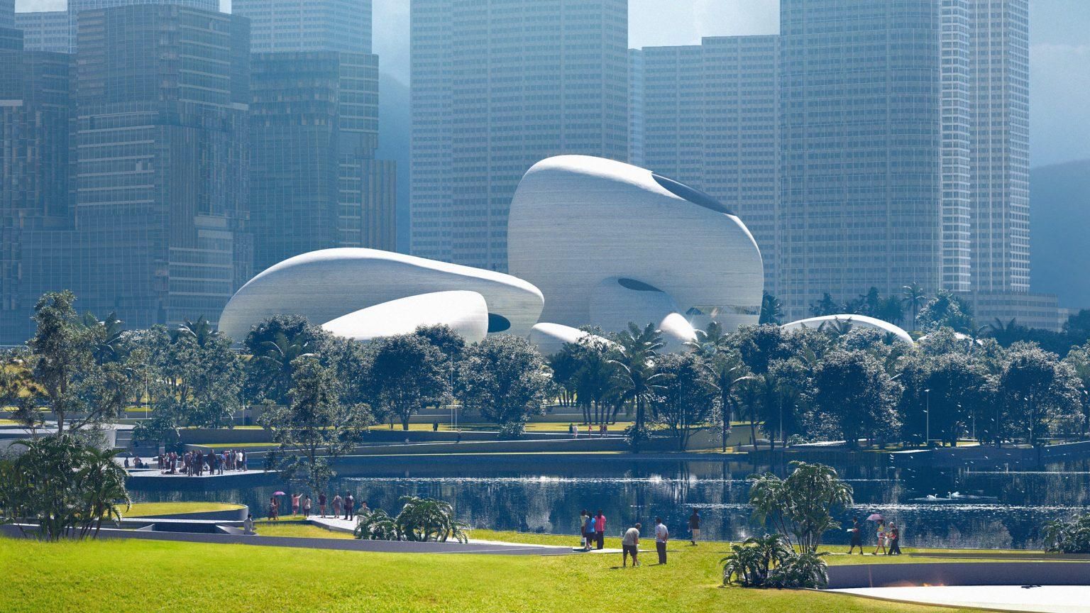 Архитектурное чудо: в Китае строят музейный комплекс, который внешне похож на камни – фото