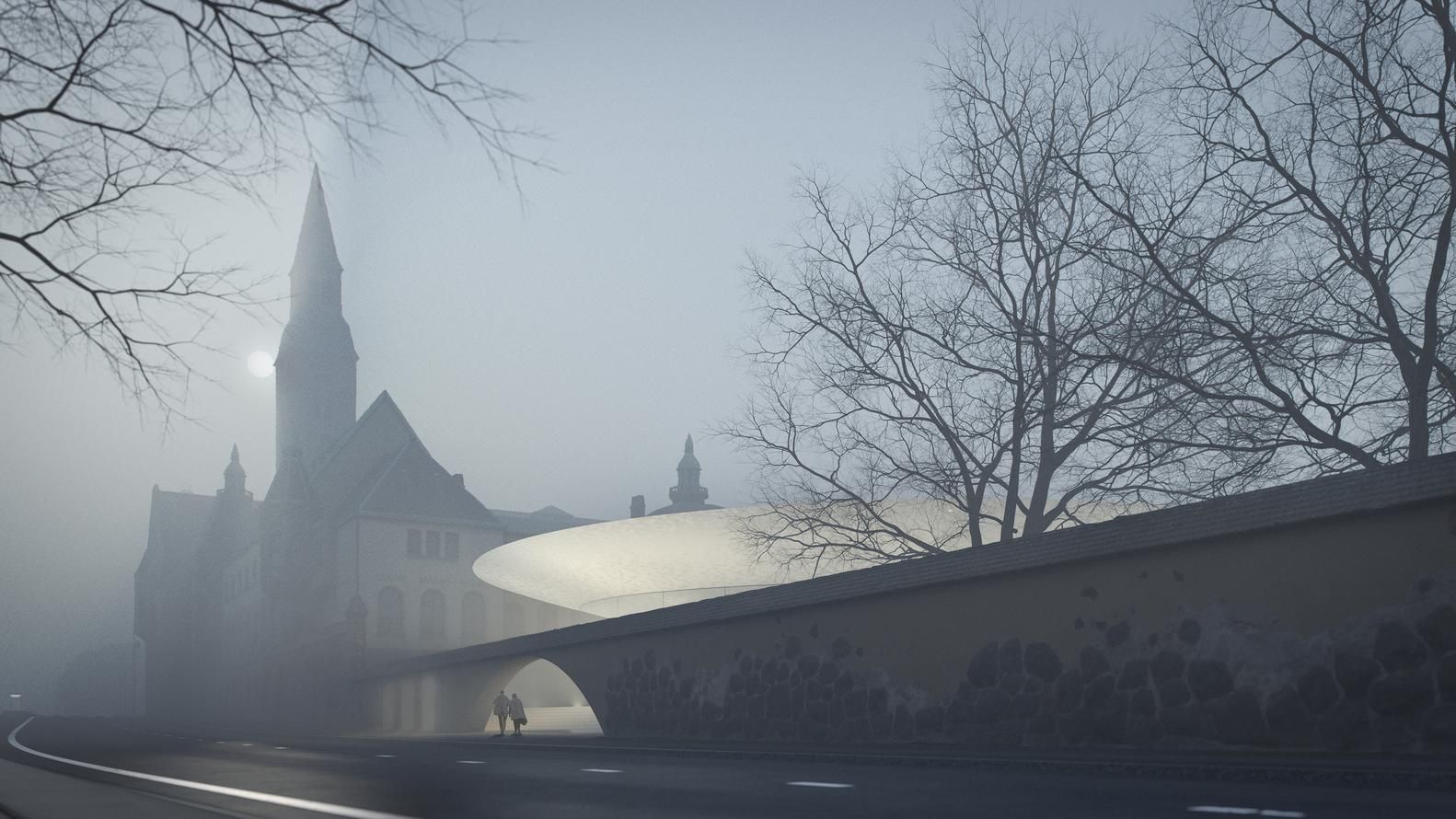 Бетонный диск: в Финляндии показали проект музея, который строят на "коронавирусные деньги" Бетонный диск: в Финляндии показали проект музея, который строят на "коронавирусные деньги"