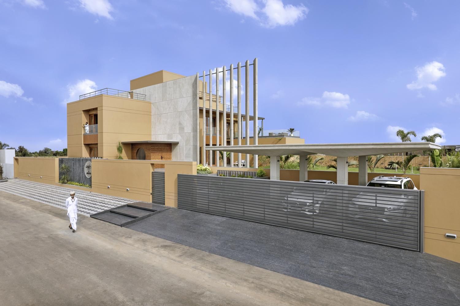 Приватность превыше всего – стильный дизайн и интерьер дома в Индии: фото Приватность превыше всего – стильный дизайн и интерьер дома в Индии: фото