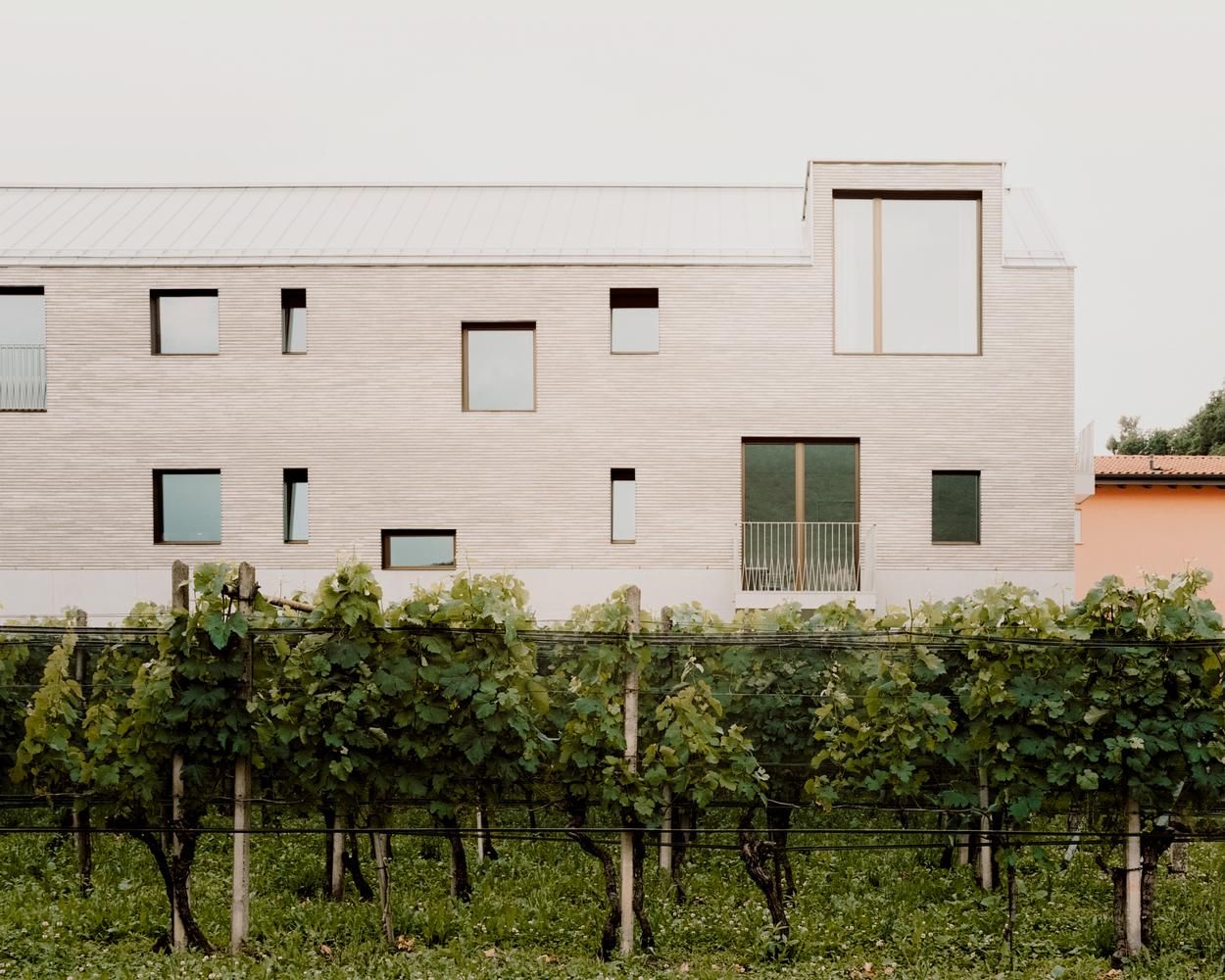 Необычная текстура и цвет слоновой кости: дизайн пятиквартирного дома в Швейцарии – фото