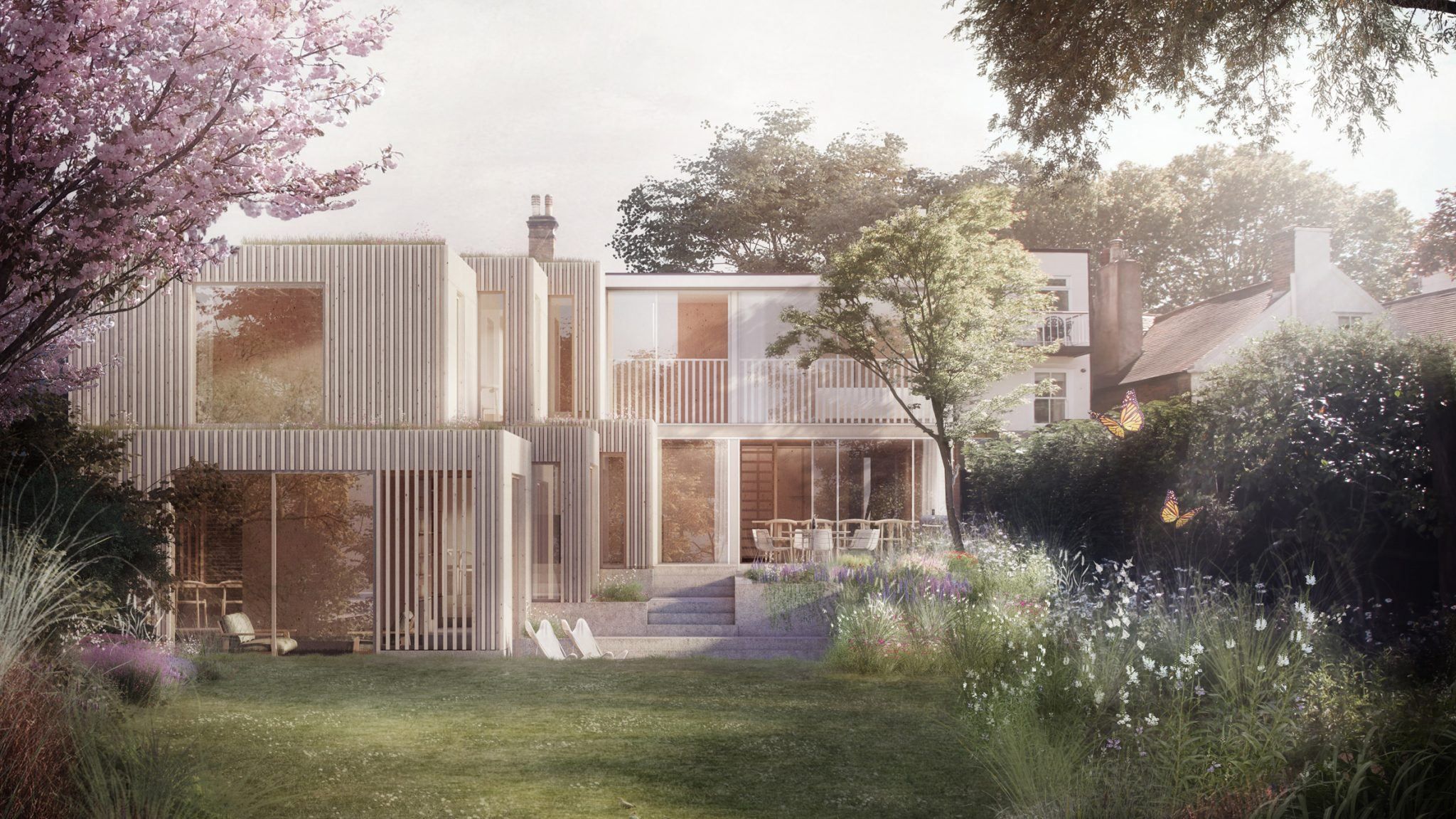 На основе предварительного плана – проект расширения дома британского архитектора Сегала: фото