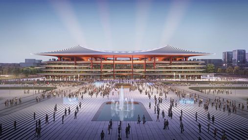 Неймовірний проєкт стадіону в Китаї від архітекторів Захи Хадід: вражаючі фото