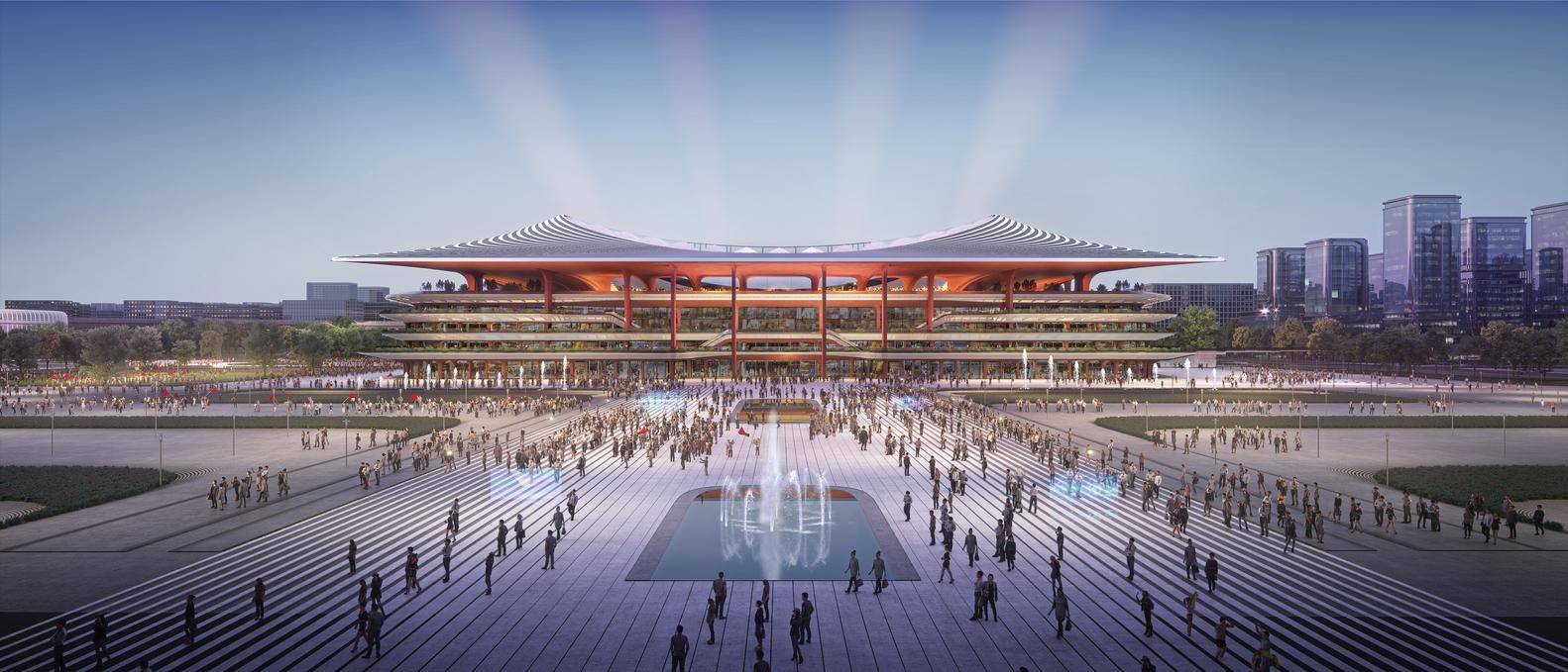 Невероятный проект стадиона в Китае от архитекторов Захи Хадид –впечатляющие фото