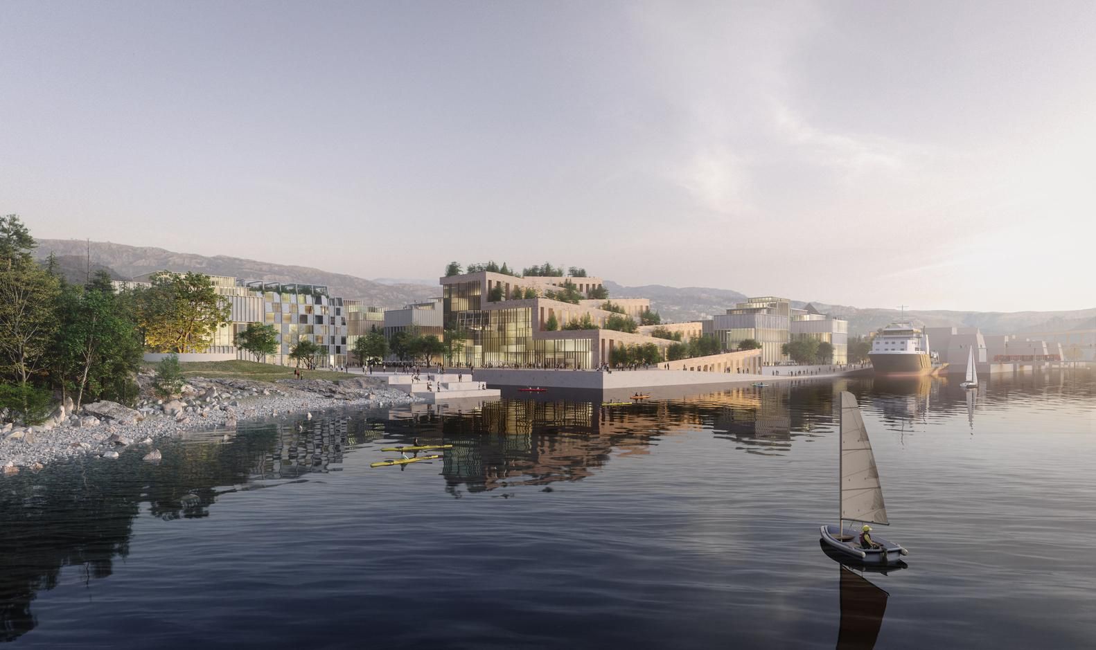 Норвежский город Берген планируют серьезно перепланировать: фото проекта
