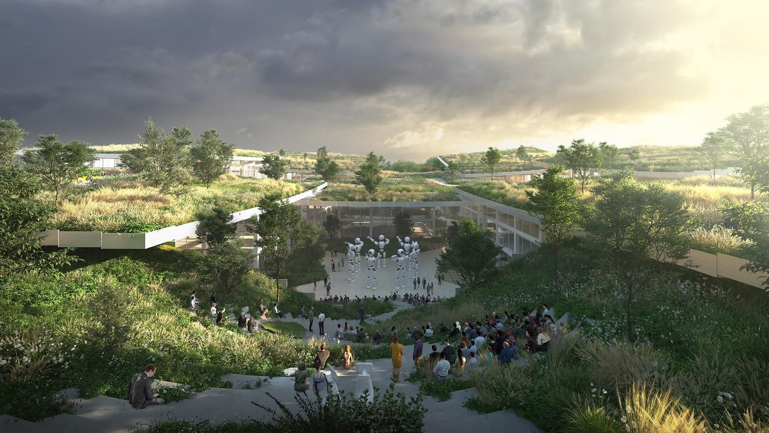 Газон на даху та роботи-трансформери: вражаючий проєкт технохабу у Китаї – фото - 1 октября 2020 - 24 Канал Газон на даху та роботи-трансформери: вражаючий проєкт технохабу у Китаї – фото - 1 октября 2020 - 24 Канал