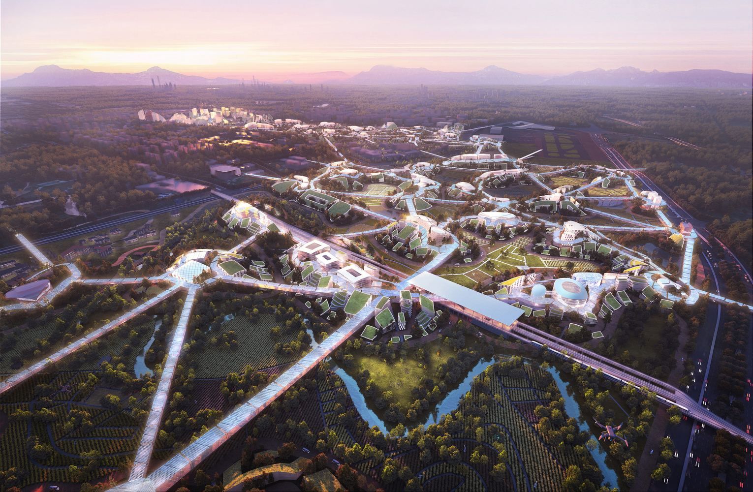 Кремнієва долина по-китайськи: на півдні країни побудують технологічне місто – фото проєкту