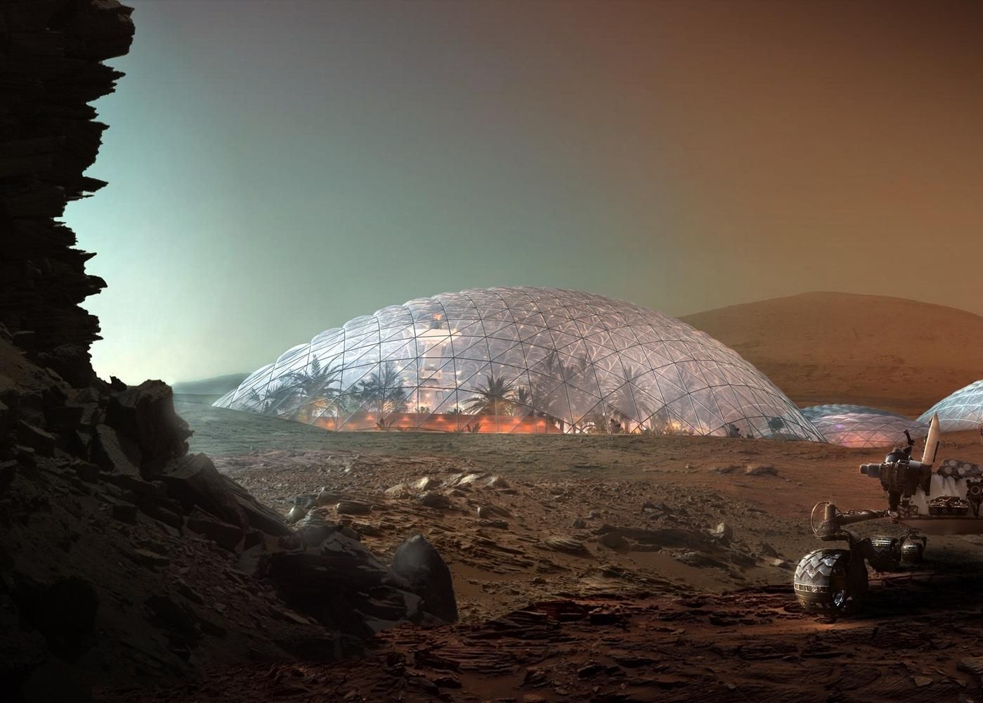 Червона планета: 4 архітектурні проєкти на Марсі зі звичайних  будівельних матеріалів – фото 