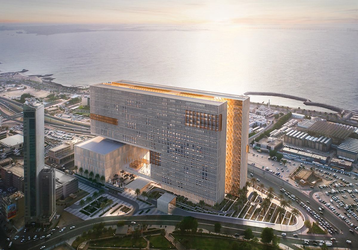 Роскошь у моря: фото впечатляющего Дворца юстиции Кувейта Роскошь у моря: фото впечатляющего Дворца юстиции Кувейта