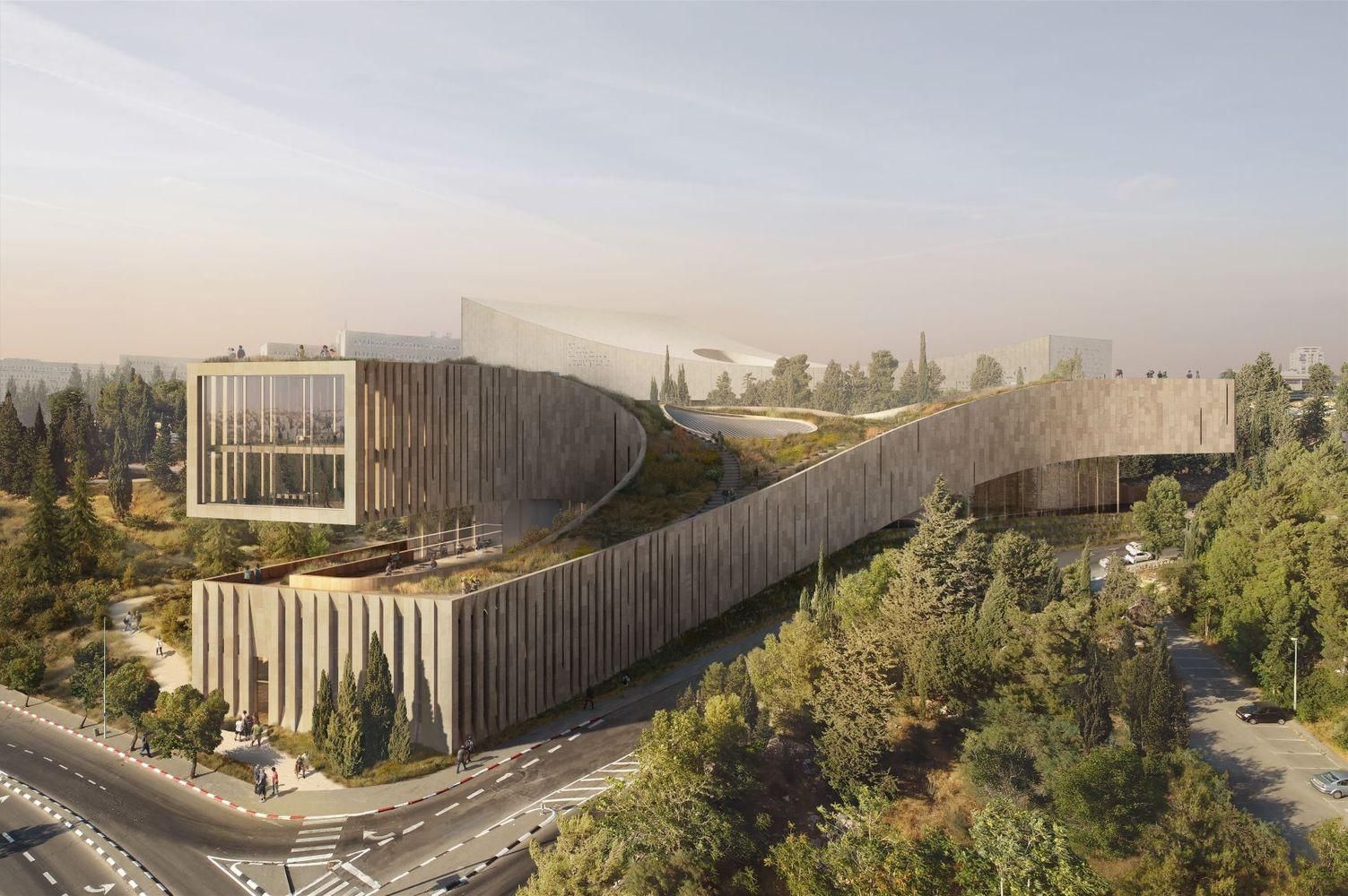 Гнучкість форм та простору: як виглядатиме Академія івриту в Ізраїлі – фото Гнучкість форм та простору: як виглядатиме Академія івриту в Ізраїлі – фото