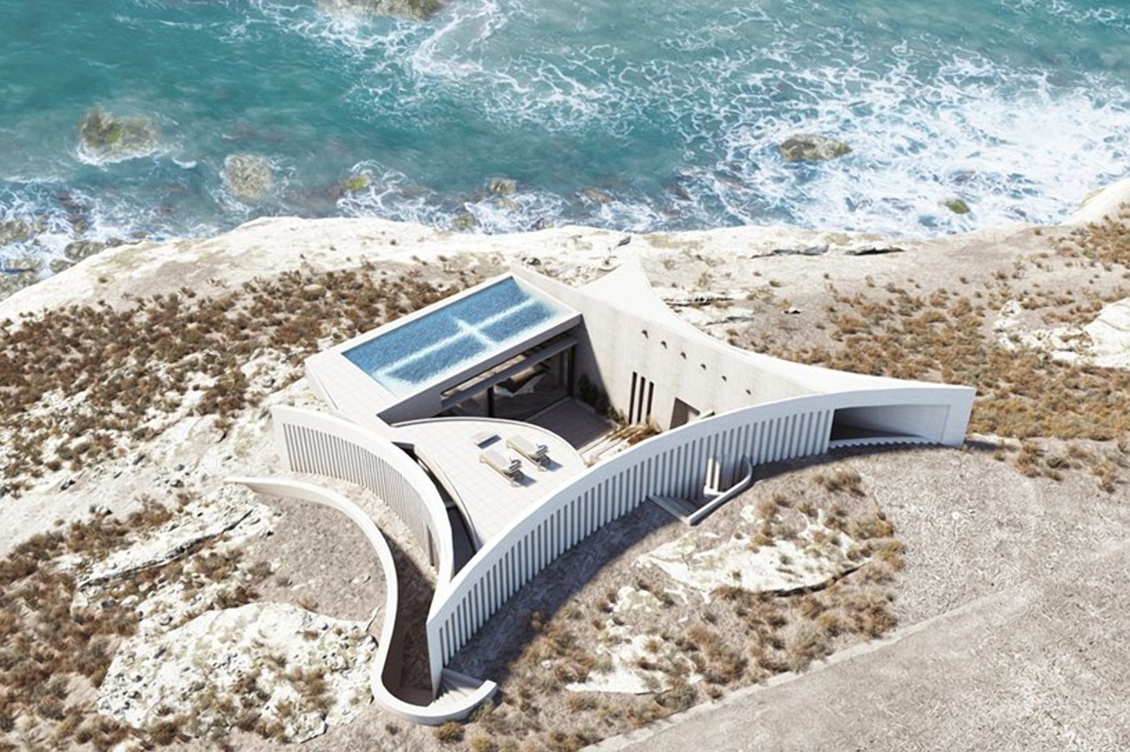 Геометричний дім: фото незвичного будинку на грецькому березі