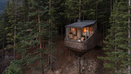 Удивительное воплощение детской мечты: фото дома на дереве из Норвегии, о котором мечтает каждый