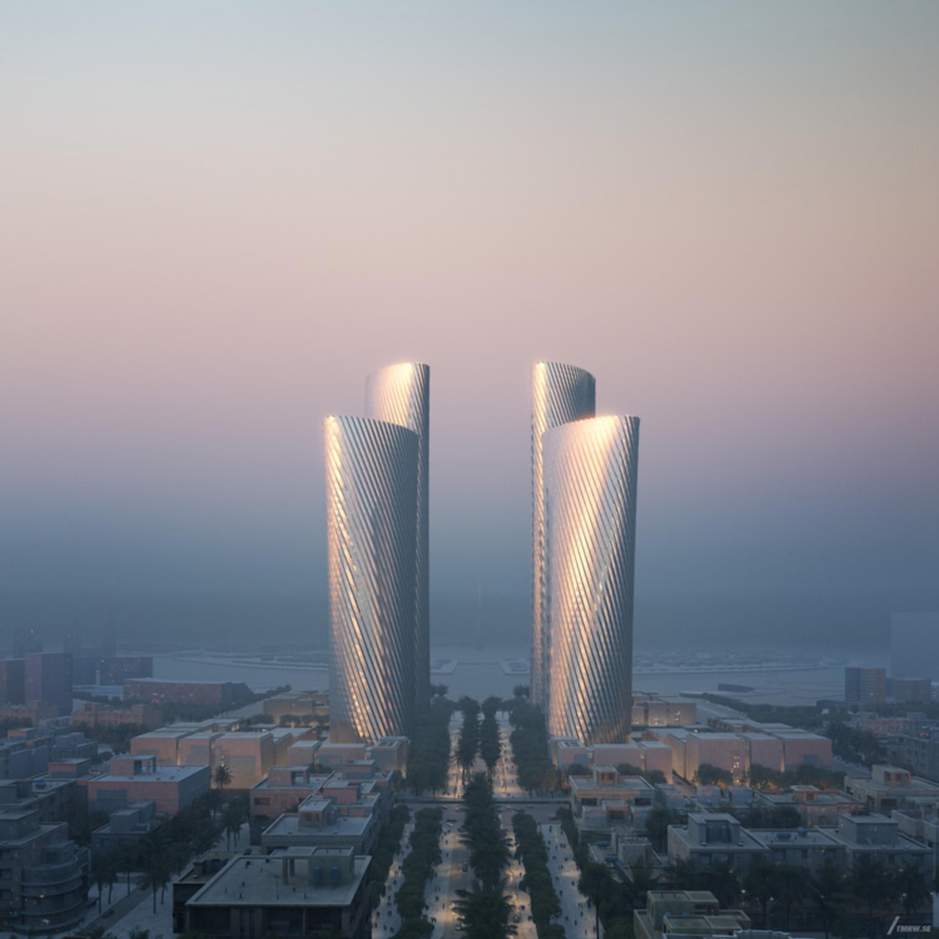 Инновационные башни в Персидском заливе: немыслимый комплекс в Катаре – фото