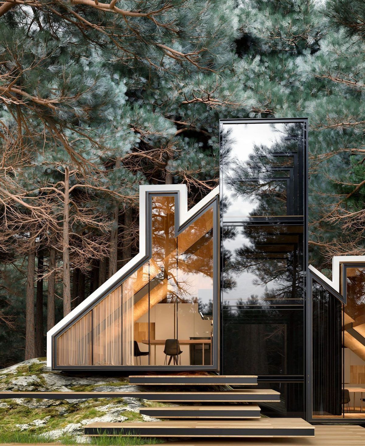 Грайливість поміж сосен: як виглядає будинок мрії у Йорку – фото Грайливість поміж сосен: як виглядає будинок мрії у Йорку – фото