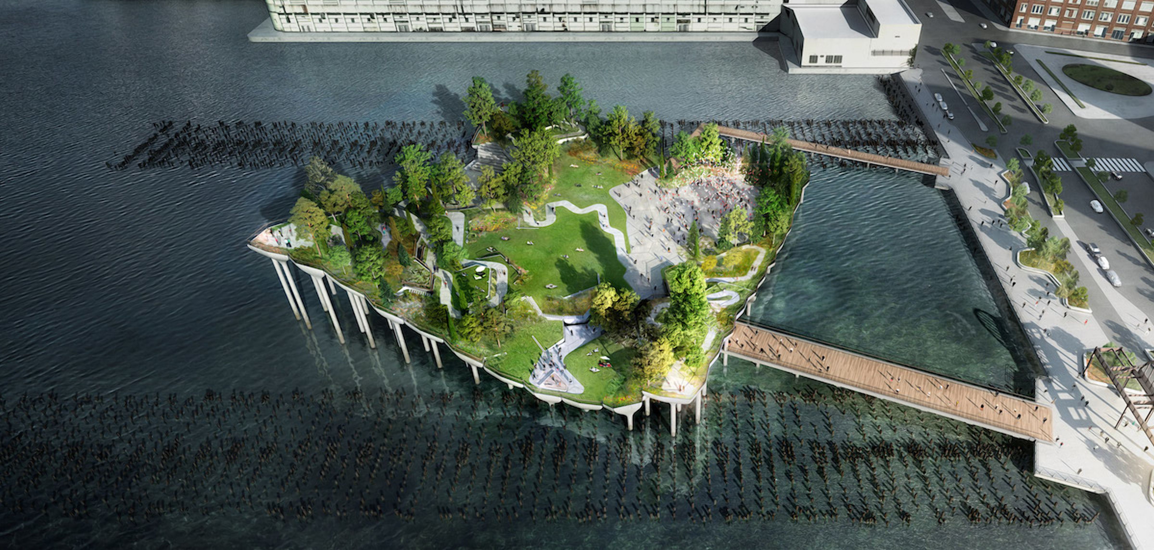 Зеленый остров посреди Нью-Йоркской гавани: фото уникального чудо-парка