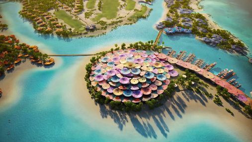Барвистий острівний рай: новий курорт мрії на березі Червого моря у Саудівській Аравії – фото 