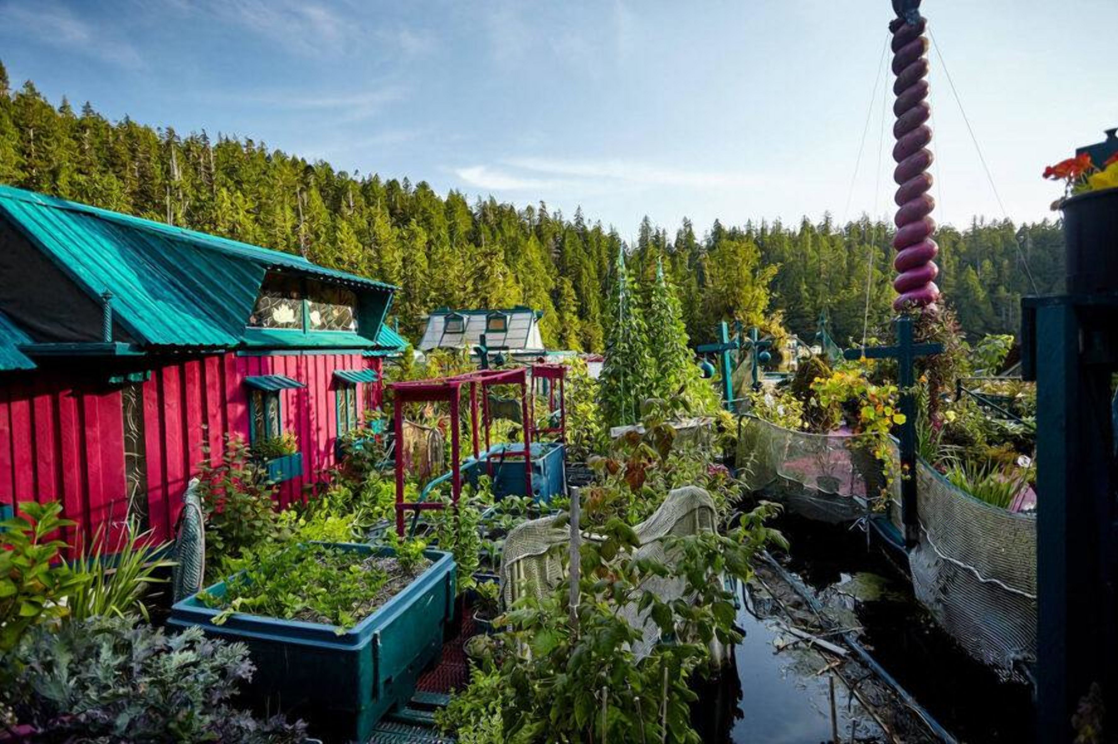 Плавуча садиба поза мережею: як виглядає унікальна нерухомість на воді Плавуча садиба поза мережею: як виглядає унікальна нерухомість на воді