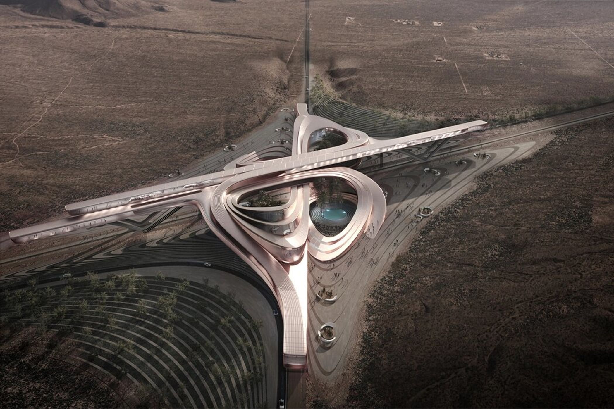 Инновационное развитие: как выглядит новый футуристический кампус среди пустыни 