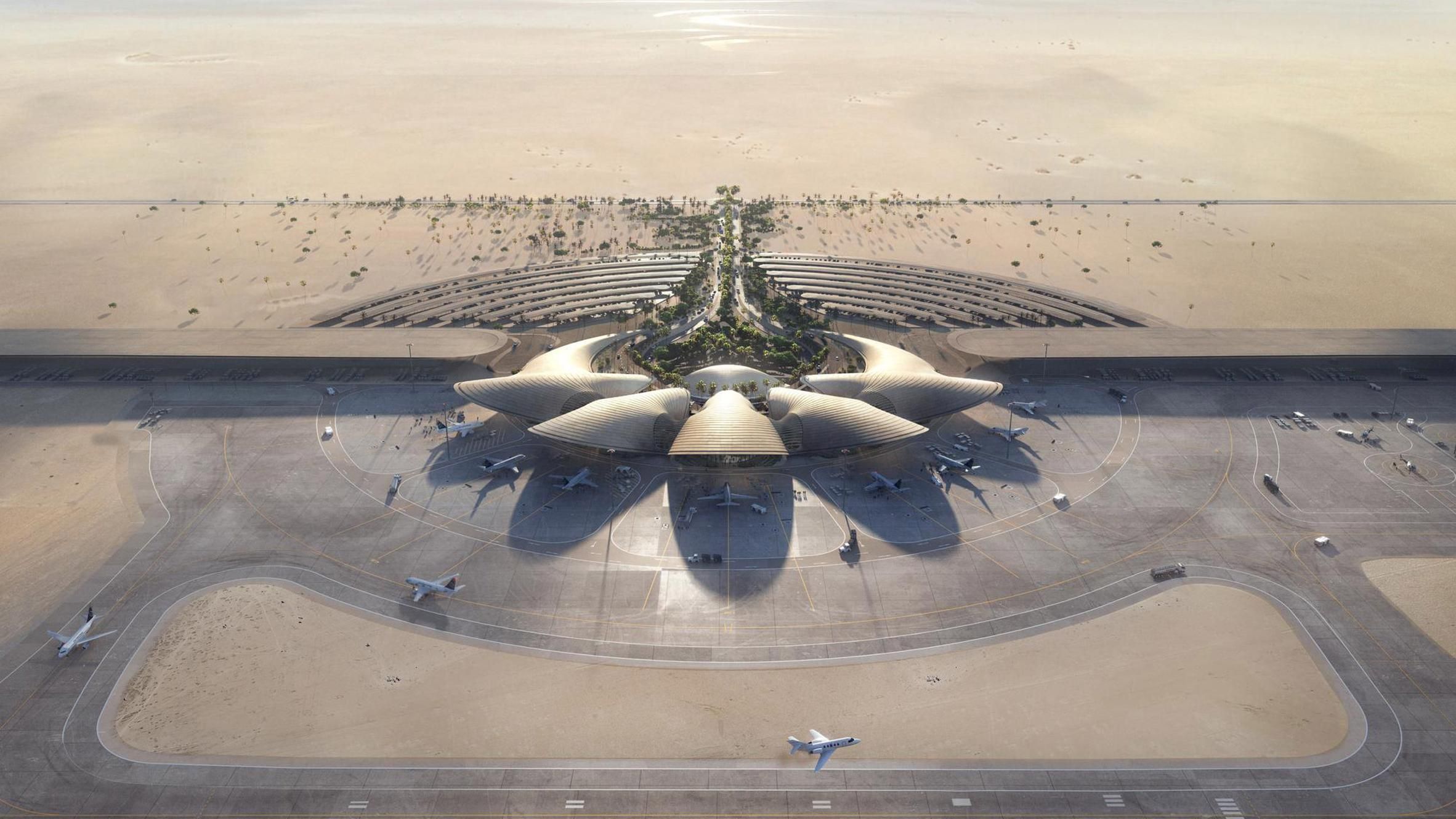 Жемчужина шейхов: в Саудовской Аравии стартует строительство фантастического аэропорта 