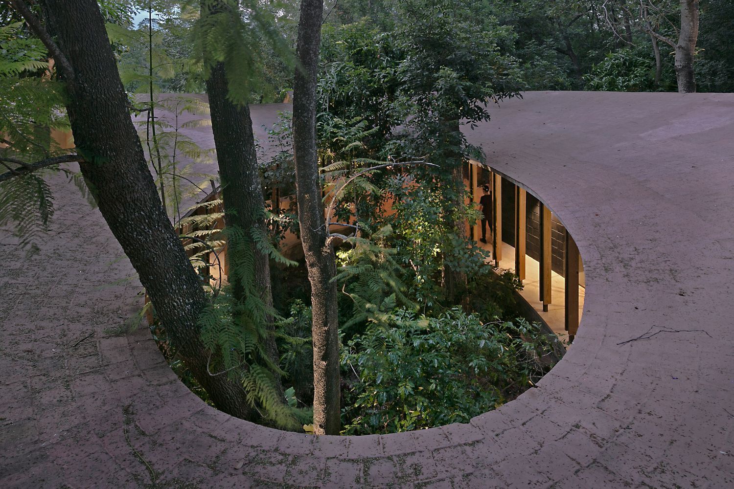 Полная интеграция в природу: в Мексике построили роскошный семейный дом, окутанный зеленью  Полная интеграция в природу: в Мексике построили роскошный семейный дом, окутанный зеленью