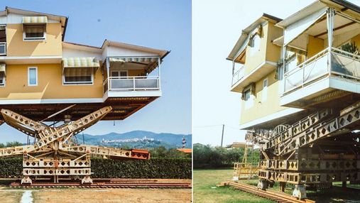 Дім, що витає у повітрі: як виглядає летючий будинок в Італії 

