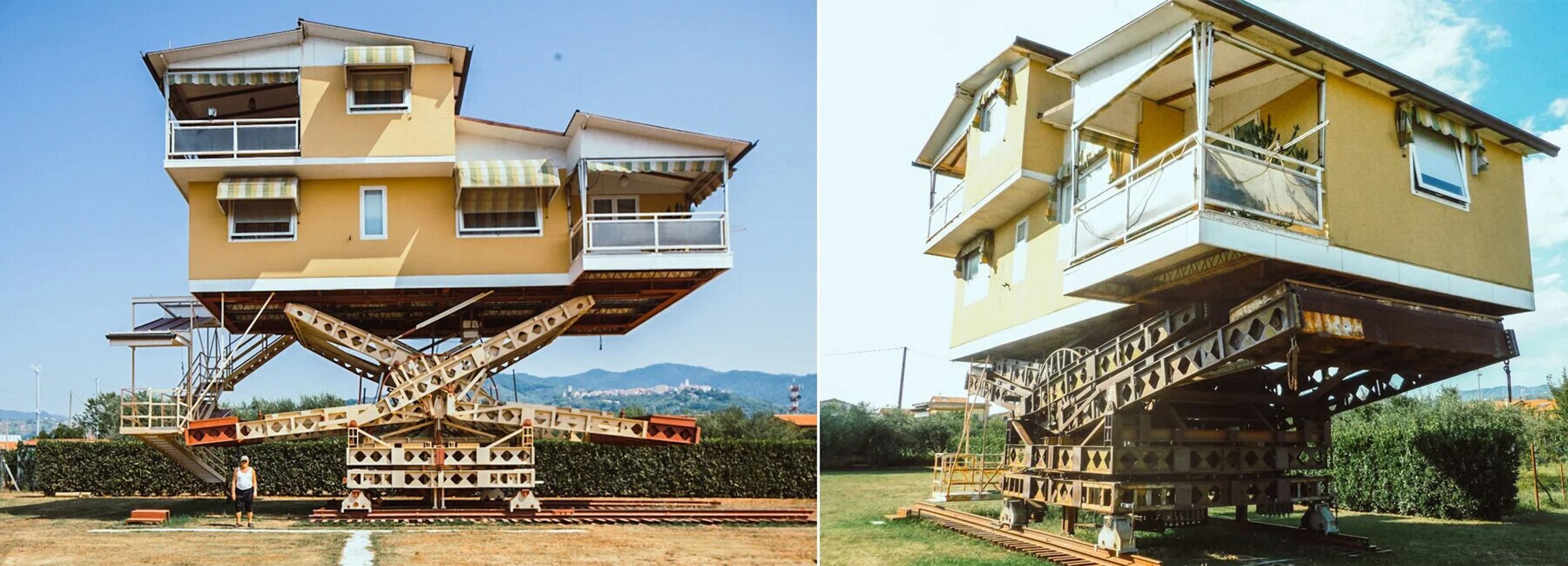 Дім, що витає у повітрі: як виглядає летючий будинок в Італії 
