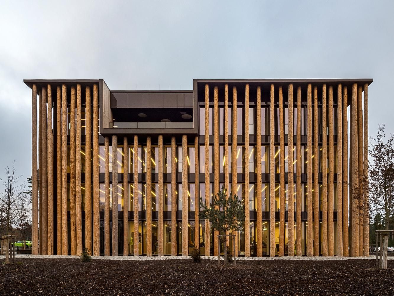 Робота на природі: варіант шикарного лісового офісу в Німеччині Робота на природі: варіант шикарного лісового офісу в Німеччині