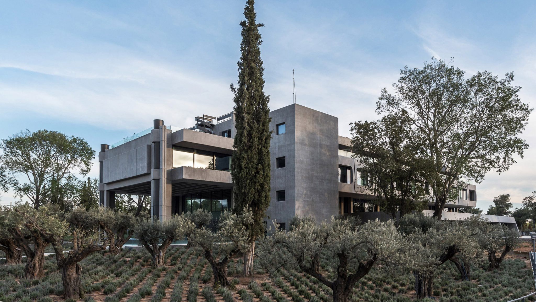 Бруталістична архітектура у сосновому лісі: рідкісний зразок покинутої будівлі у Греції