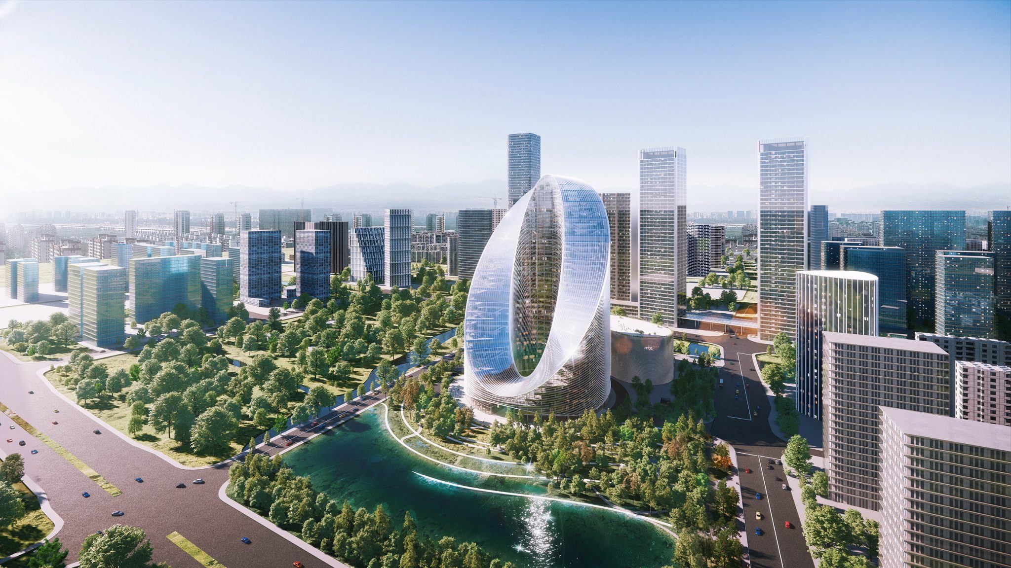 Волшебный глаз: инновационный небоскреб для китайского производителя смартфонов 