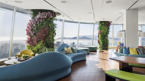 Робота із насолодою: в одному з офісів Сан-Франциско спорудили вертикальні сади 