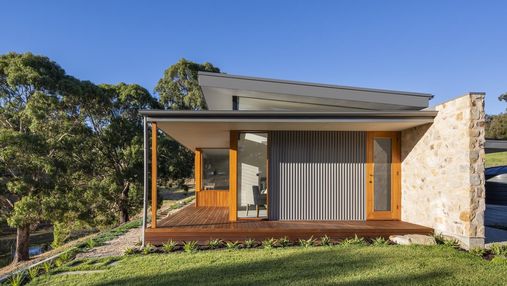 Гармония камня и дерева: дом в Австралии, который очаровывает видом 