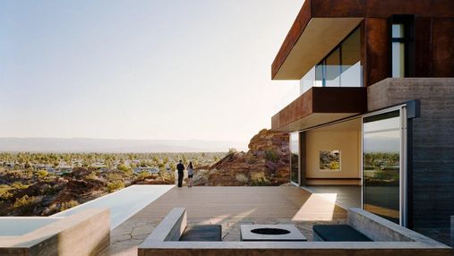 Гірський мінімалізм: дивовижний будинок посеред пустелі 
