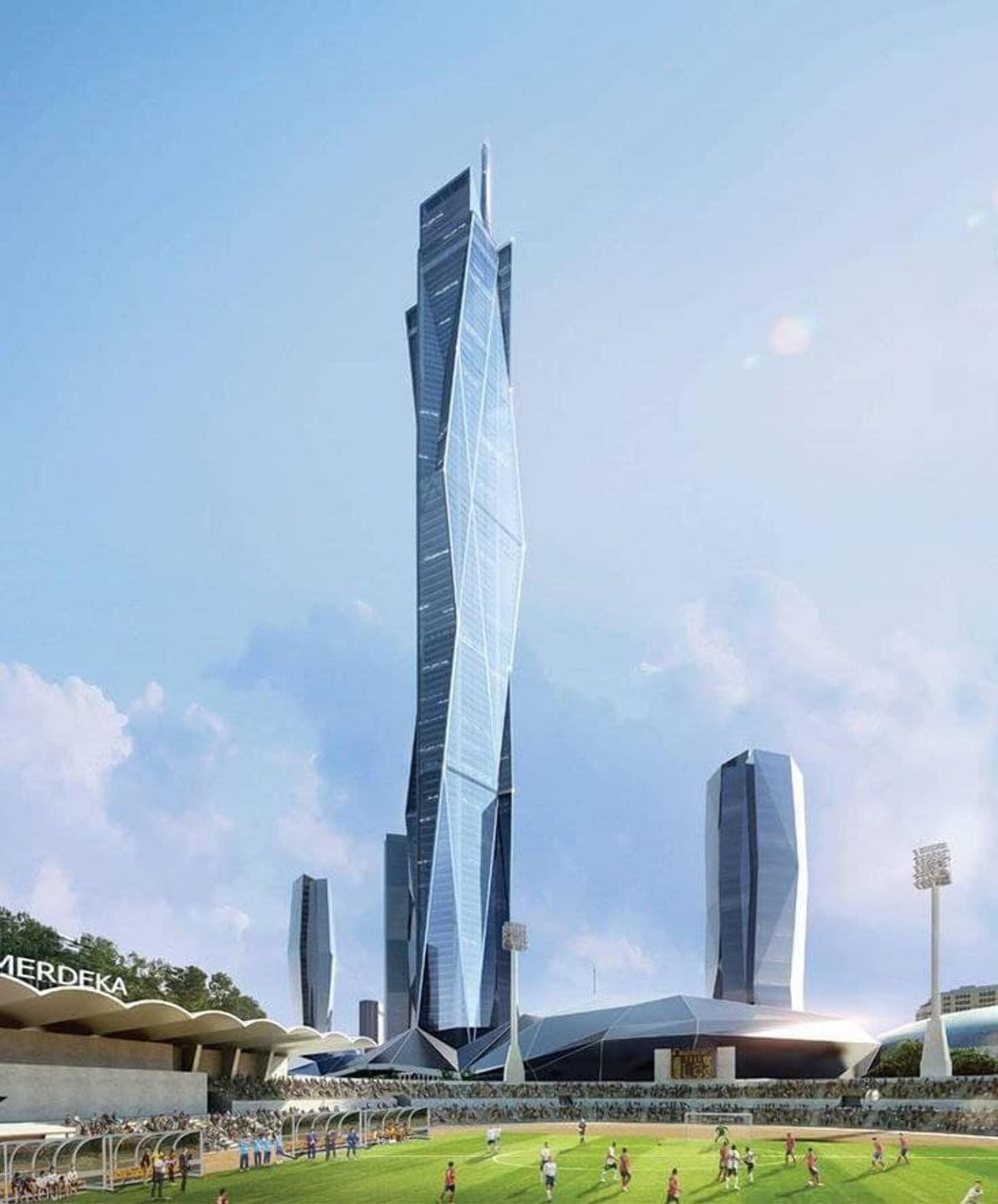 Тільки вгору: у Куала-Лумпурі завершується будівництво другої за висотою вежі у світі