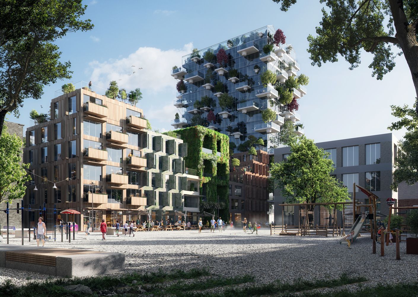 Растительность за окном: невероятный жилой комплекс в Амстердаме 