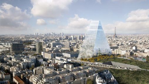 Ви такого ще не бачили: у Парижі зведуть дивовижний хмарочос у формі трикутника